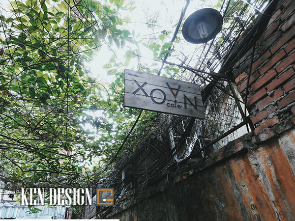 thiết kế quán cafe xoan